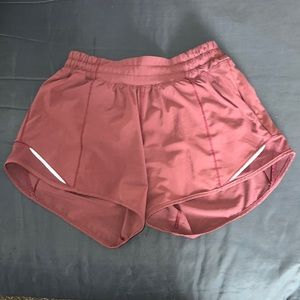 Lululemon purple hotty hot shorts